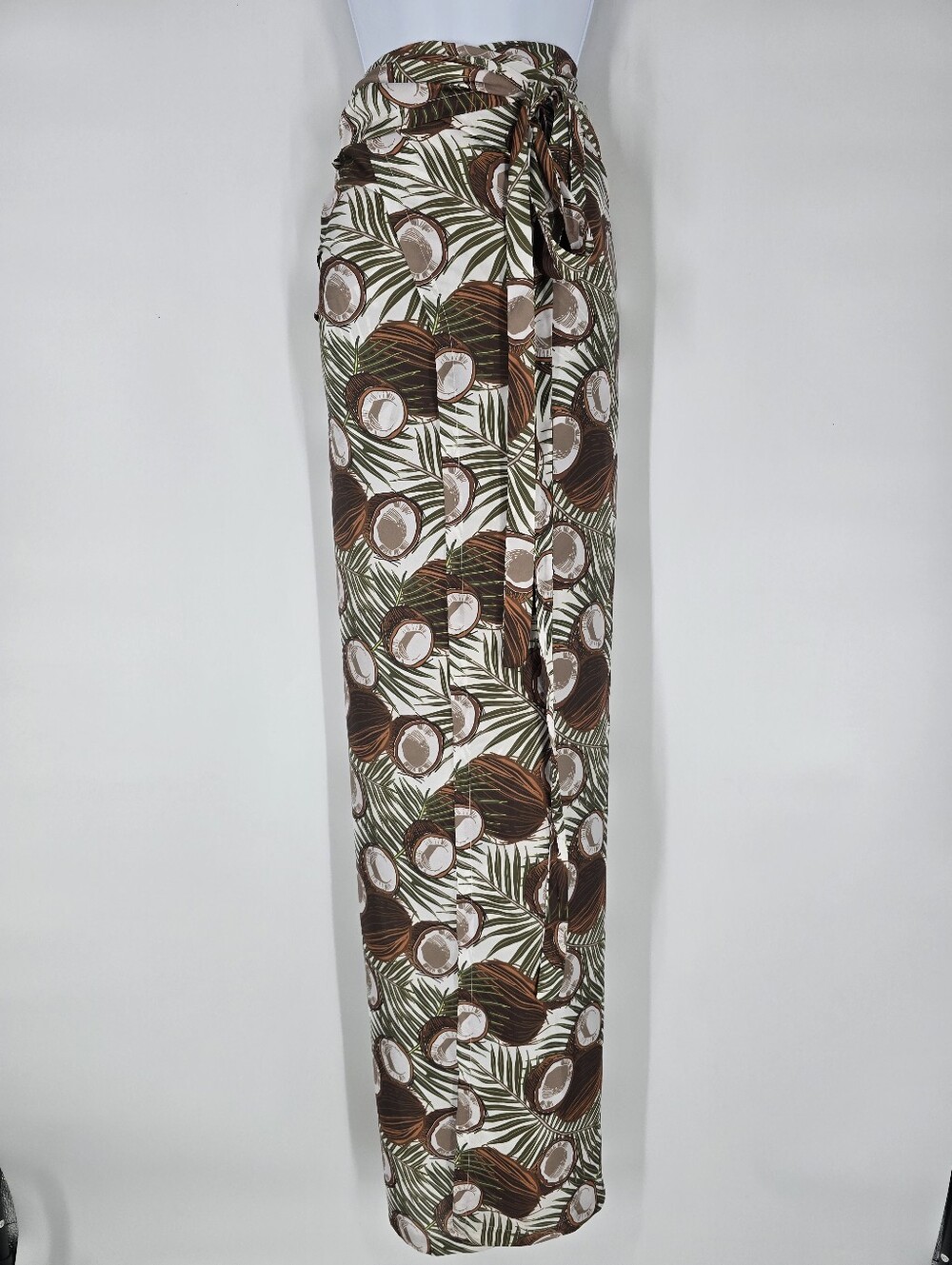 Andrea Iyamah Kokos Coconut Palm Wrapper Wrap Skirt Maxi Long OS One Size